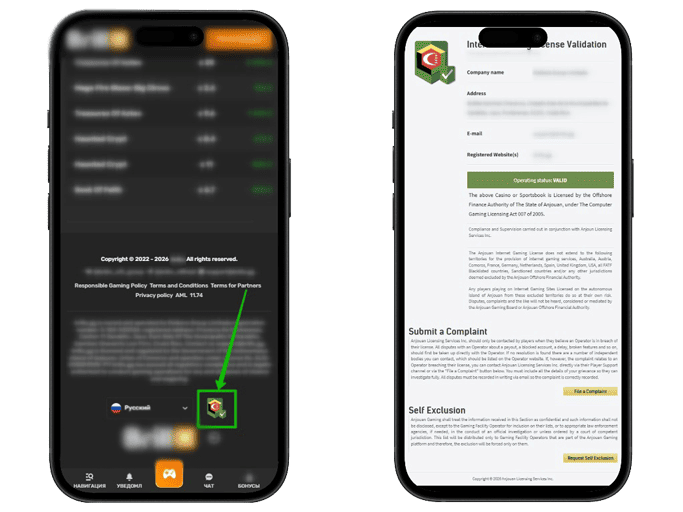 Информация о сертификате