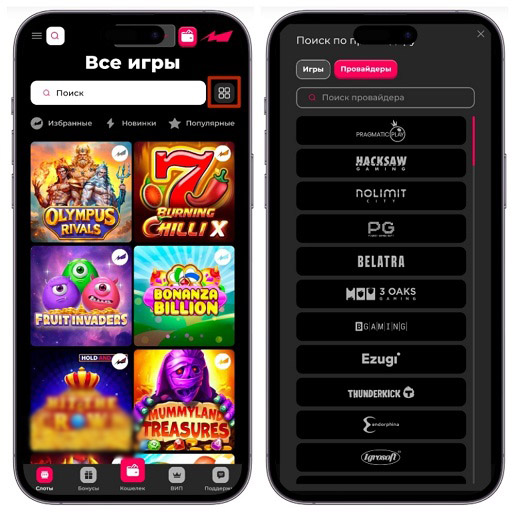 Сортировка игр по разработчикам